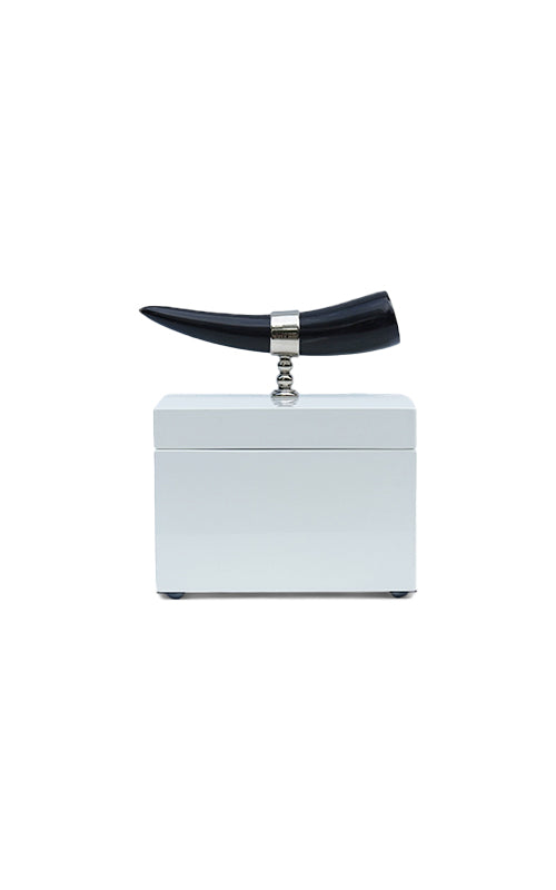 Square Box with Horn Handle