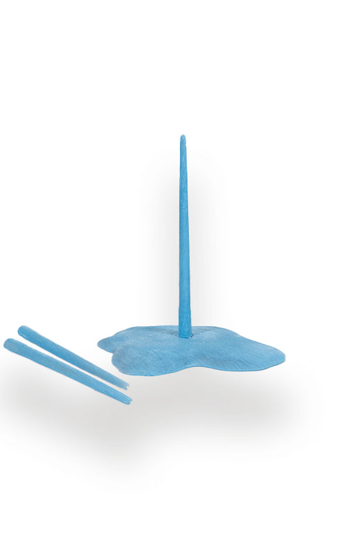 Ceramic candle stand + 3 candles Set